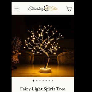 Twinkling Tree Brand NWT Fairy Light Spirit Tree